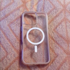 16 pro max - Transparent MagSafe-Compatible Phone Case